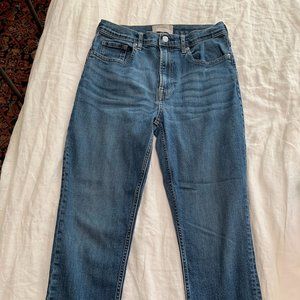 Everlane Cheeky Straight Ankle Jean, Size 28
